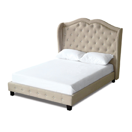 Bardot 4.6 Double Bed Beige