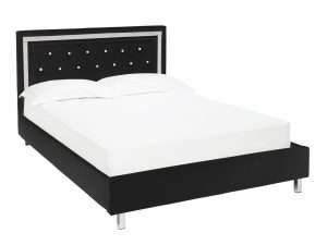 Crystalle 4.6 Double Bed Black