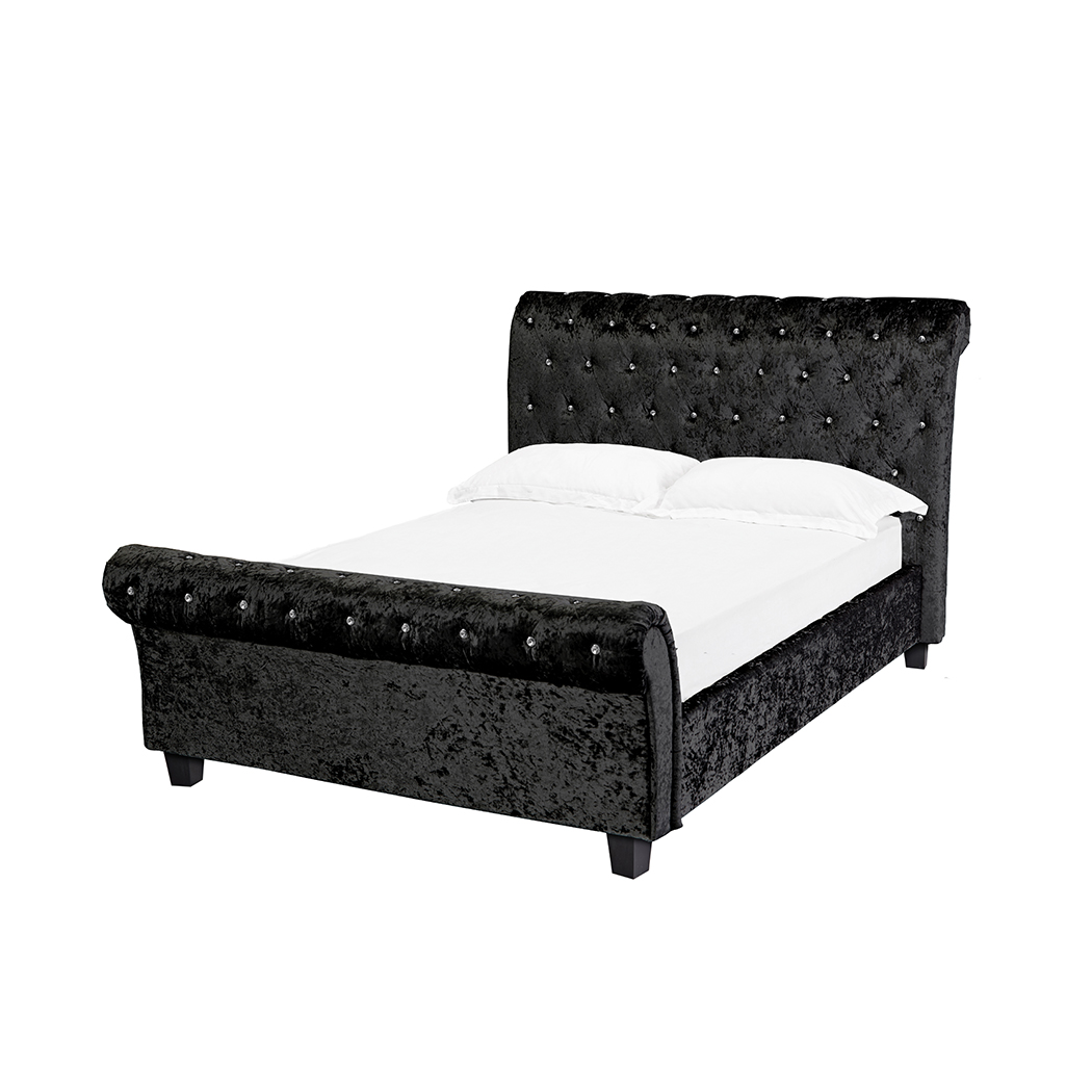 Isabella 4.6 Double Bed Black