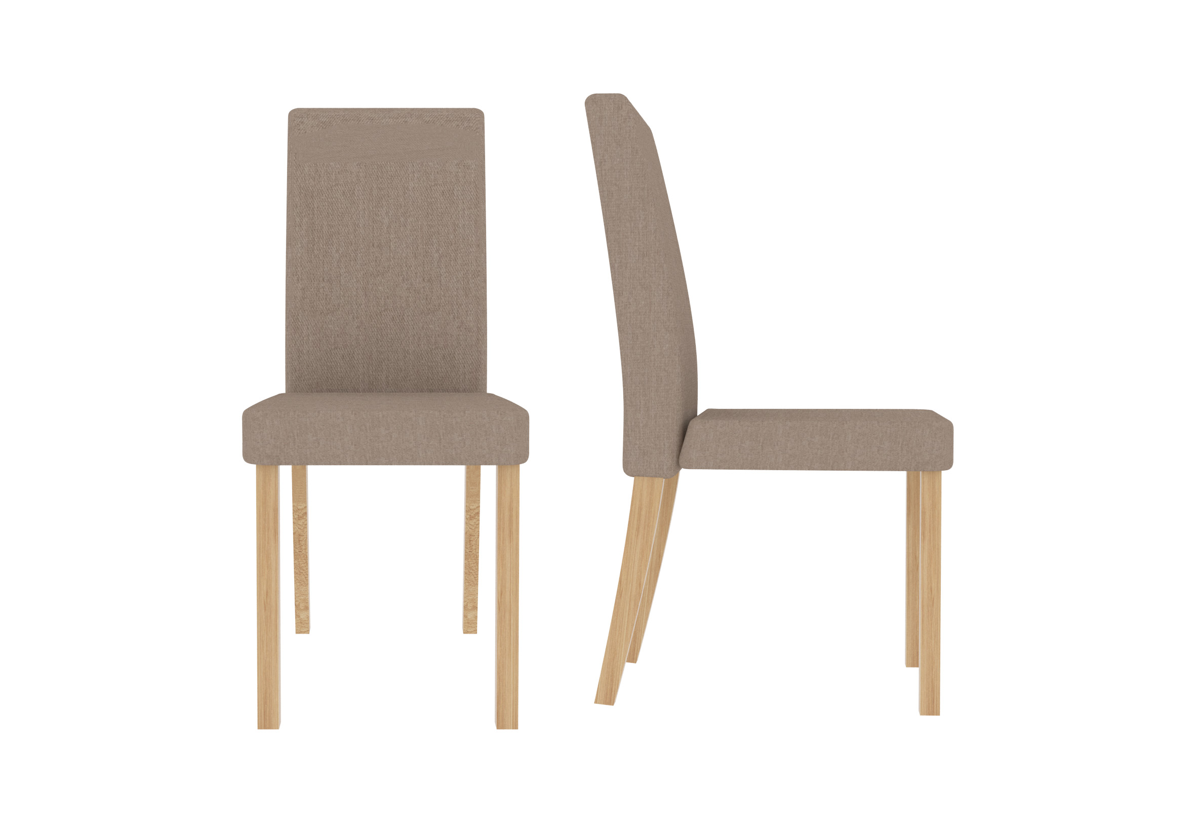 Anna Dining Chair Beige (Pack of 2)